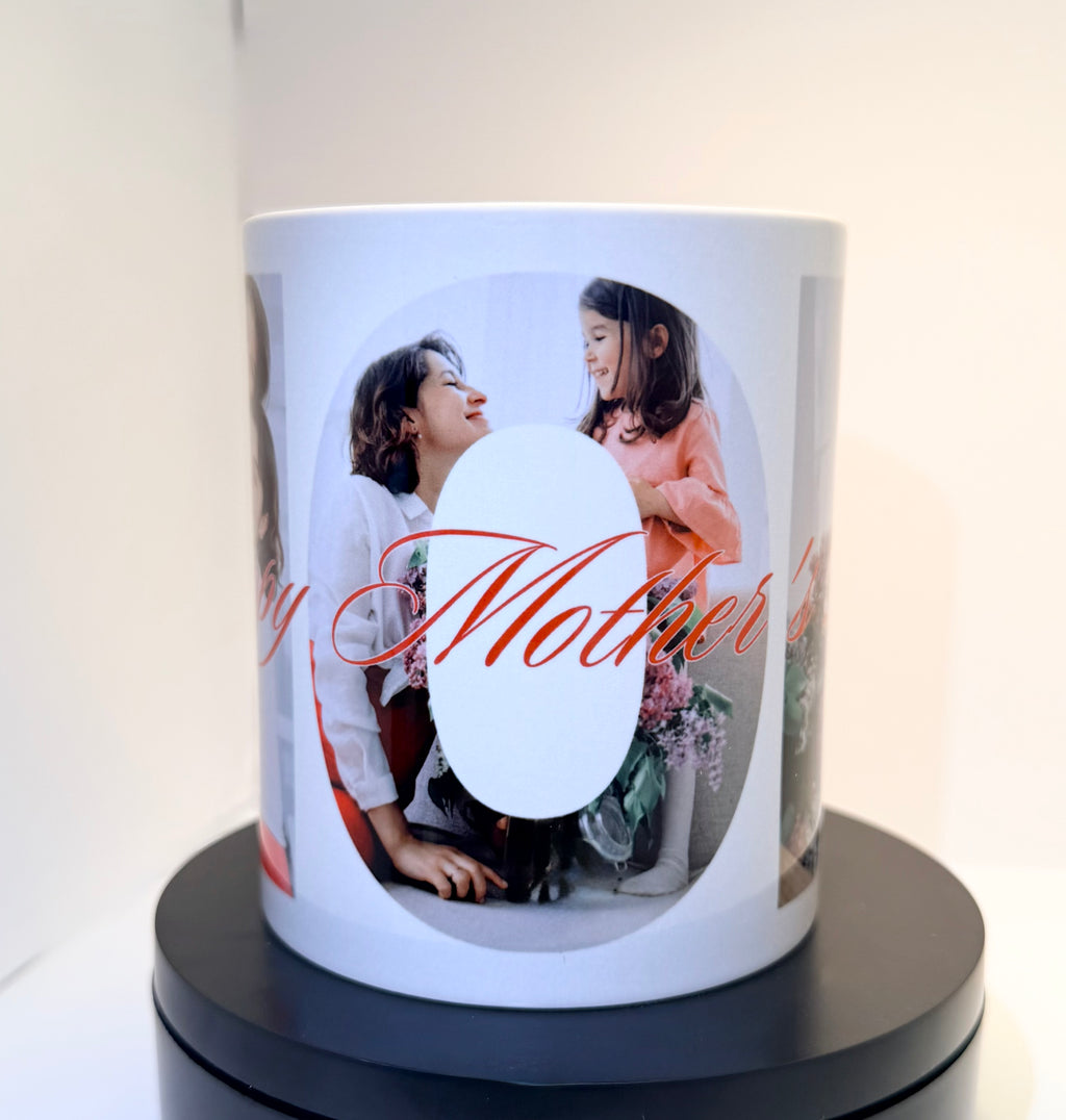 Personalized coffee mug, Father's Day gift, personalized with names, anniversary gift, gift for couples, images customized by the client.