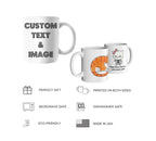 Personalized mugs with name and photo for any occasion, for couples, for him or her, for mom or dad, and birthdays.