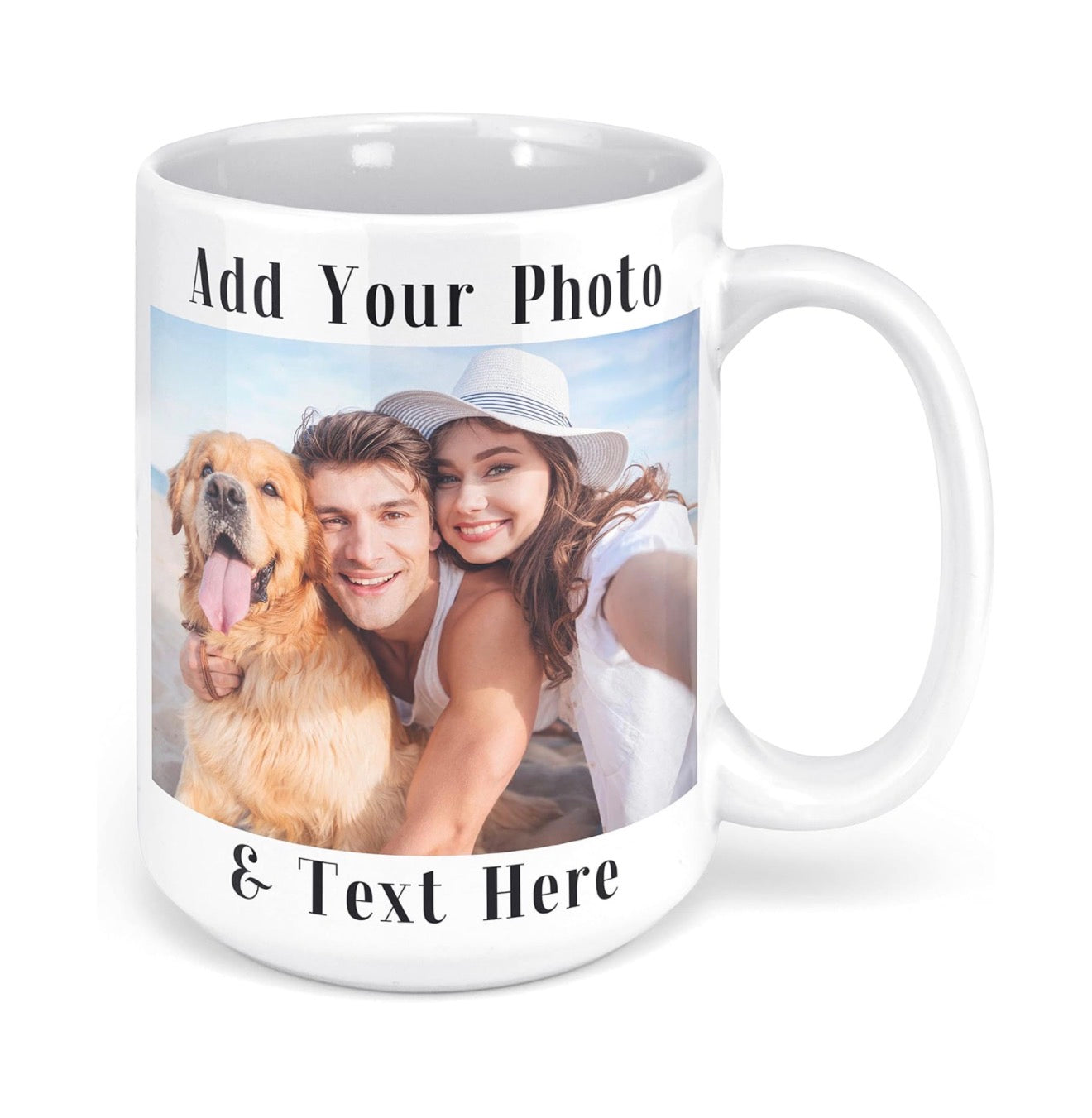 Taza de café personalizada con foto, taza de café con imagen personalizada, regalo de aniversario para él, taza con texto personalizable para hombres, regalo para papá