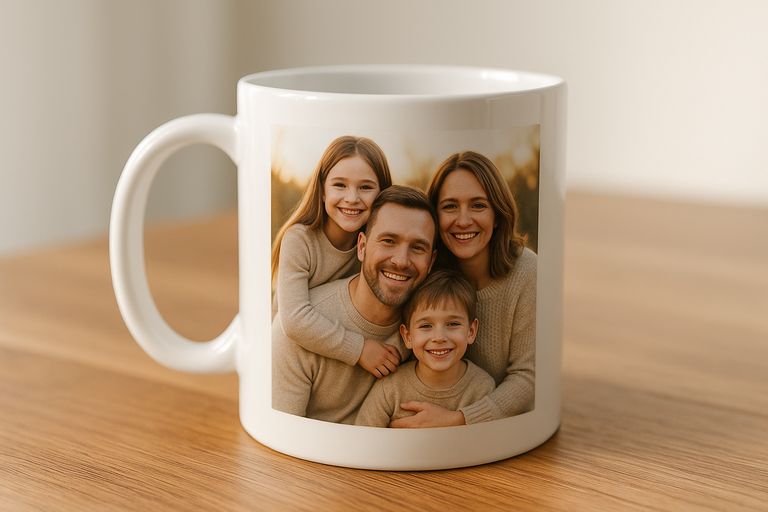 custom coffee Mug with photo, Personalized Mug 11oz with full color picture, Gift for Him & Her, Gift for Mom & Dad